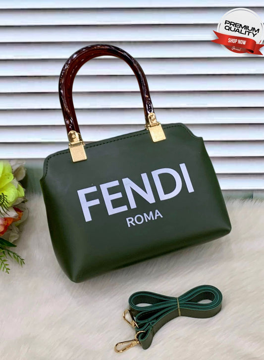 FENDI ROMA Mini Boston Bag